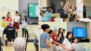 A Kid-Led Carnival for Seniors Built From Recycled Materials