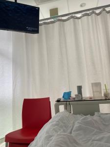 When I was staying in the hospital…